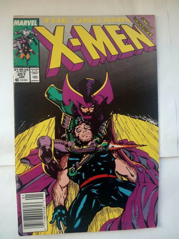 Komiks Uncanny X-men 257 January 1990