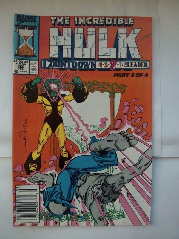 1033.jpg 3 x Komiks Hulk 364-366 1990