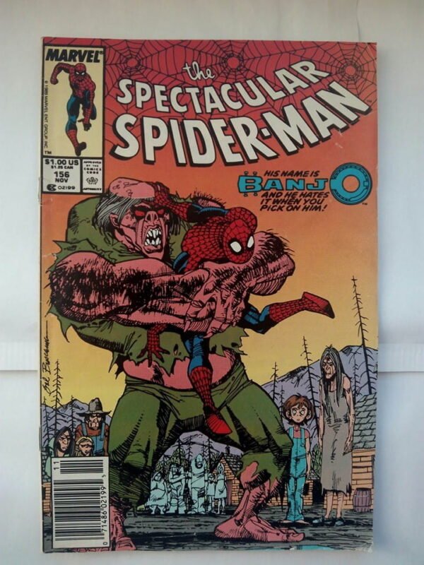 Komiks Spectacular Spiderman 156 November 1989