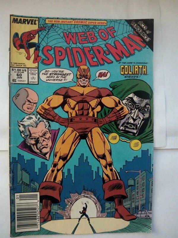 1050.jpg Komiks Web of Spiderman 60 January 1989