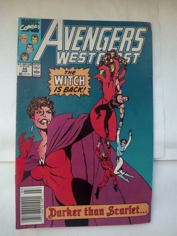 Komiks Avengers West Coast  56 March 1990