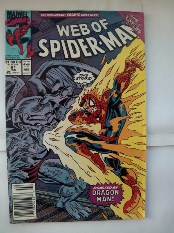 1065.jpg Komiks Web of Spiderman 61 February 1990