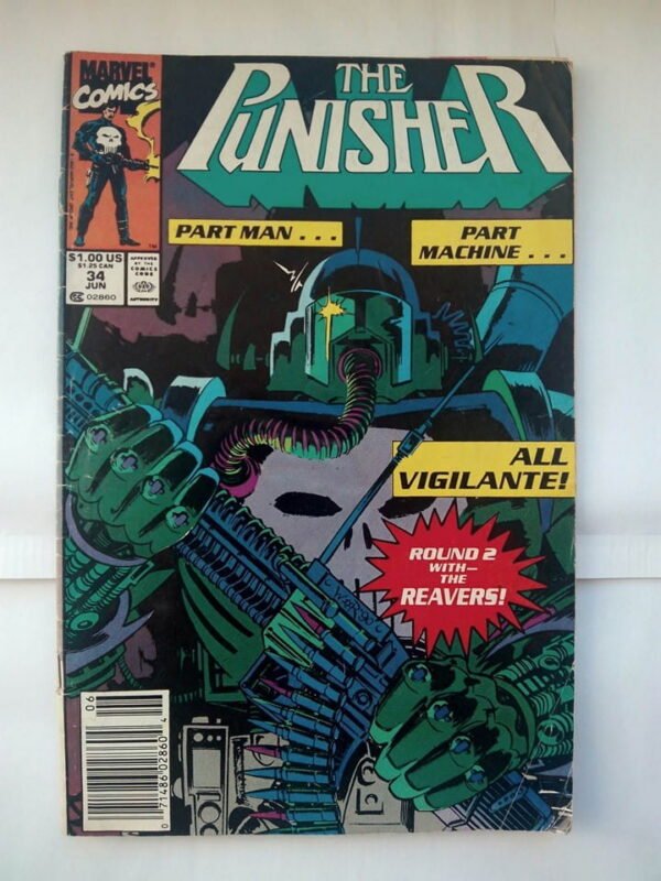 Komiks The Punisher 34 June 1990