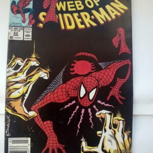 Komiks Web of Spiderman 62 March 1990