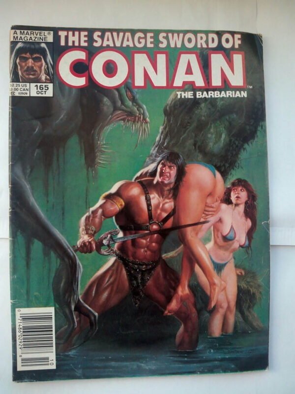 Komiks The Savage Sword of Conan The Barbarian 166 1989