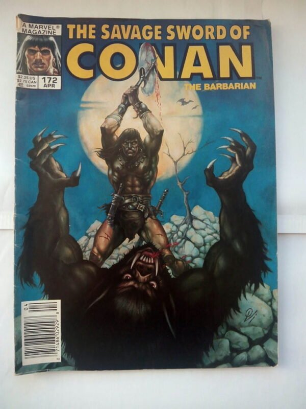 1077.jpg Komiks The Savage Sword of Conan The Barbarian 172 1990