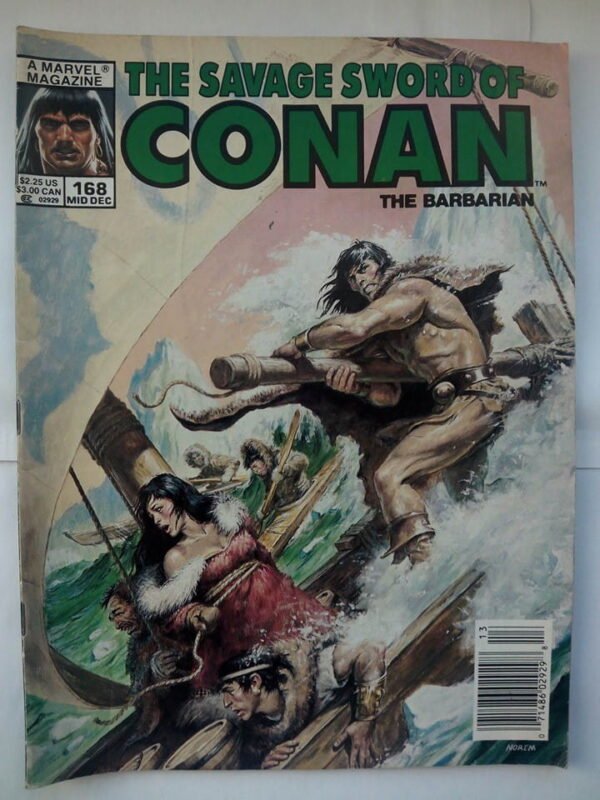 Komiks The Savage Sword of Conan The Barbarian 168 1989