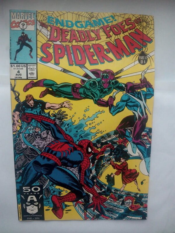 Komiks Deadly Foes of Spiderman 1-4 1991