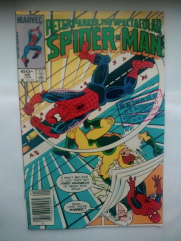 Komiks Spectacular Spiderman 86 January 1984