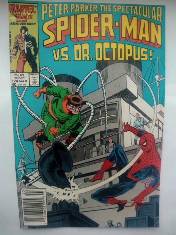 Komiks Spectacular Spiderman 124 March 1987
