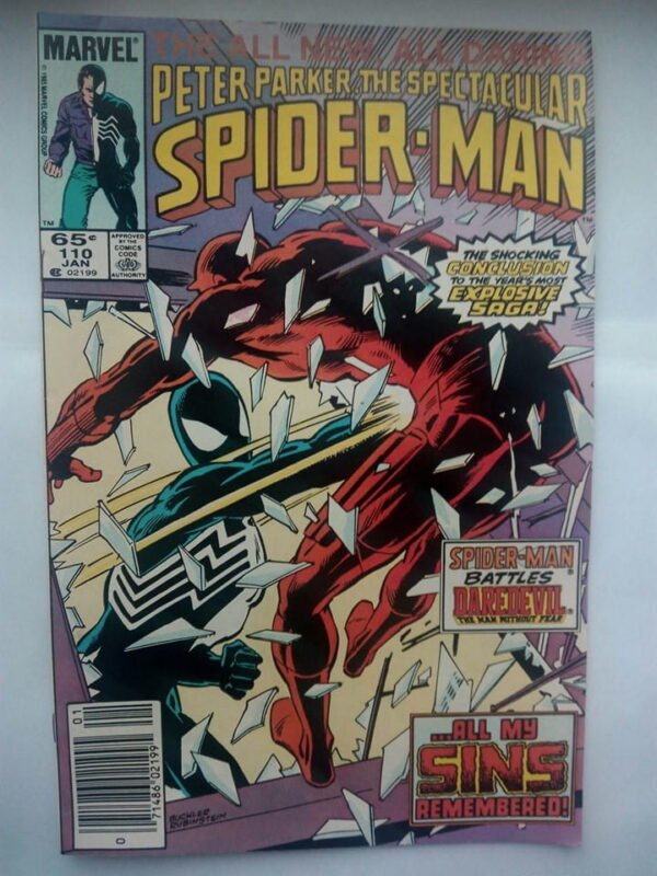 Komiks Spectacular Spiderman 110 January 1986