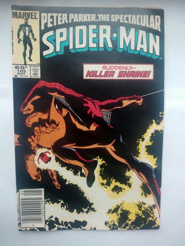 Komiks Spectacular Spiderman 102 May 1985
