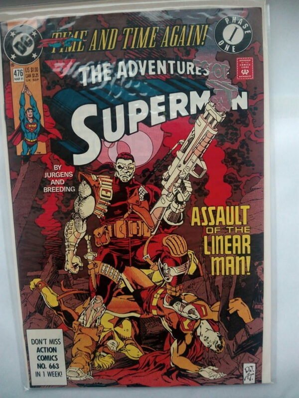 Komiks The Adventures of Superman 476 March 1991