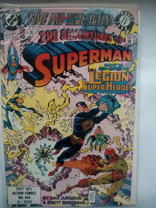 Komiks The Adventures of Superman 477 April 1991