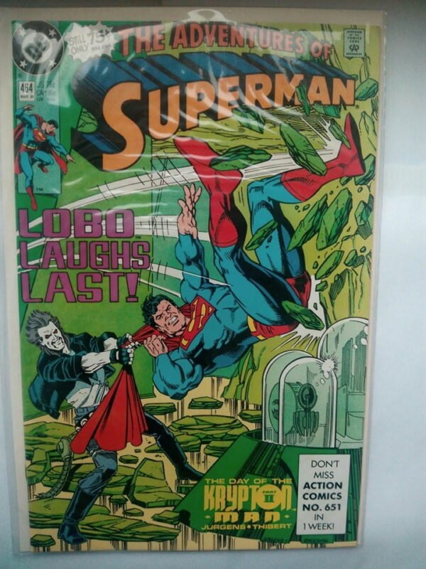Komiks The Adventures of Superman 464 March 1990