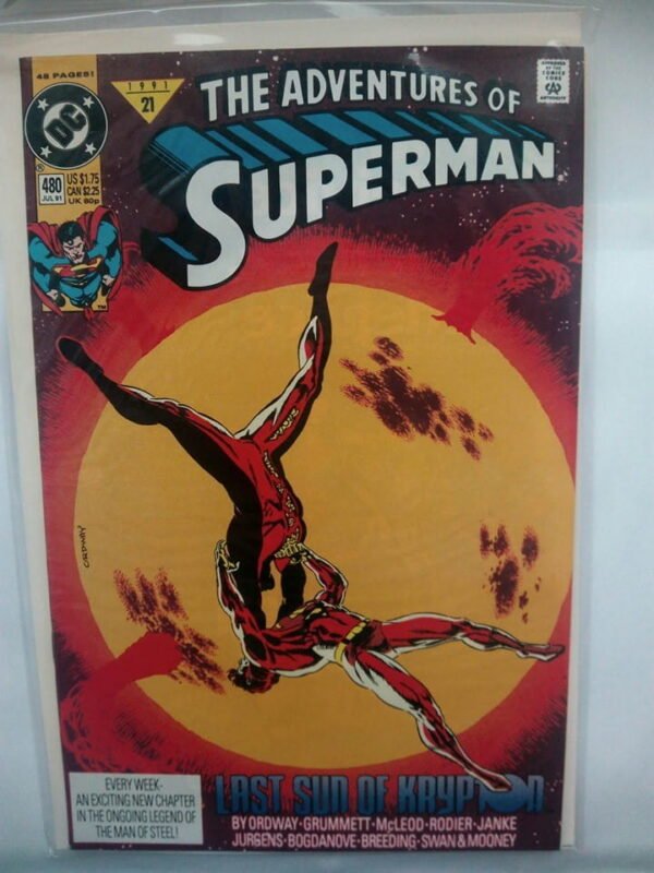 Komiks The Adventures of Superman 480 July 1991