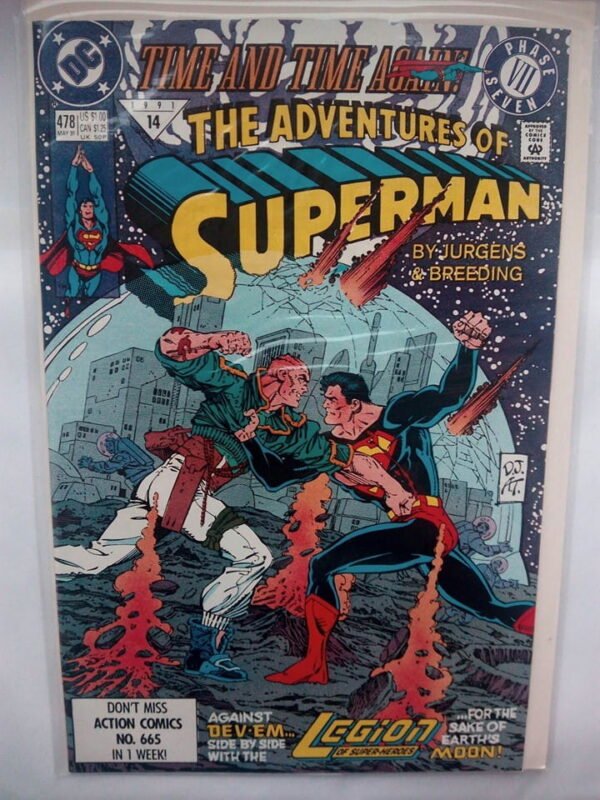 Komiks The Adventures of Superman 478 May 1991
