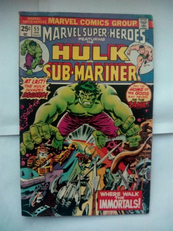 Komiks Marvel Super Heroes 55 January 1976