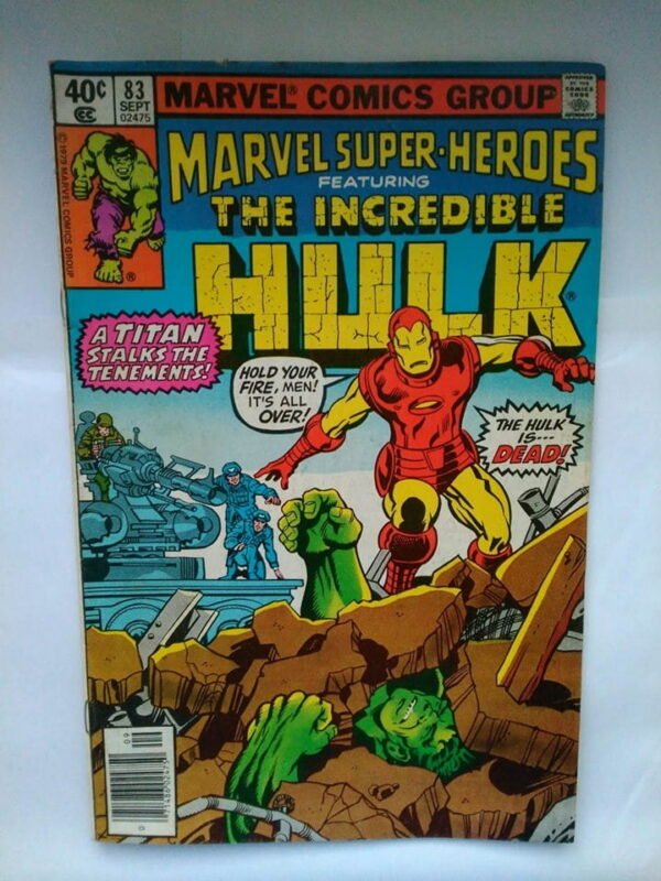 Komiks Marvel Super Heros 83 September 1979