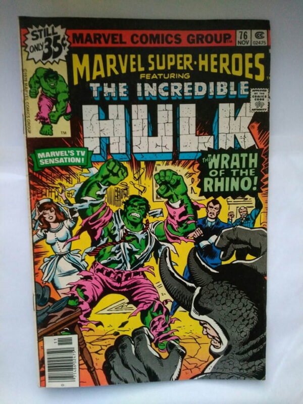 Komiks Marvel Super Heroes 76 November 1978