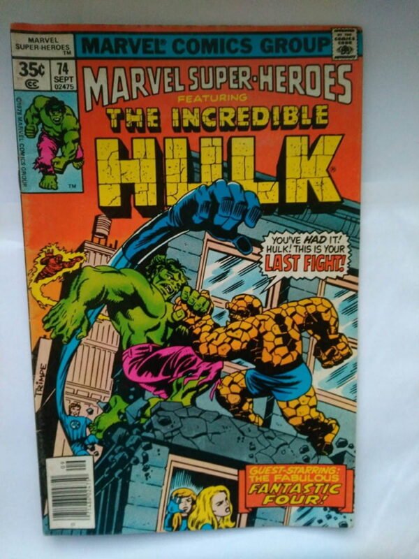 Komiks Marvel Super Heroes 74 September 1978