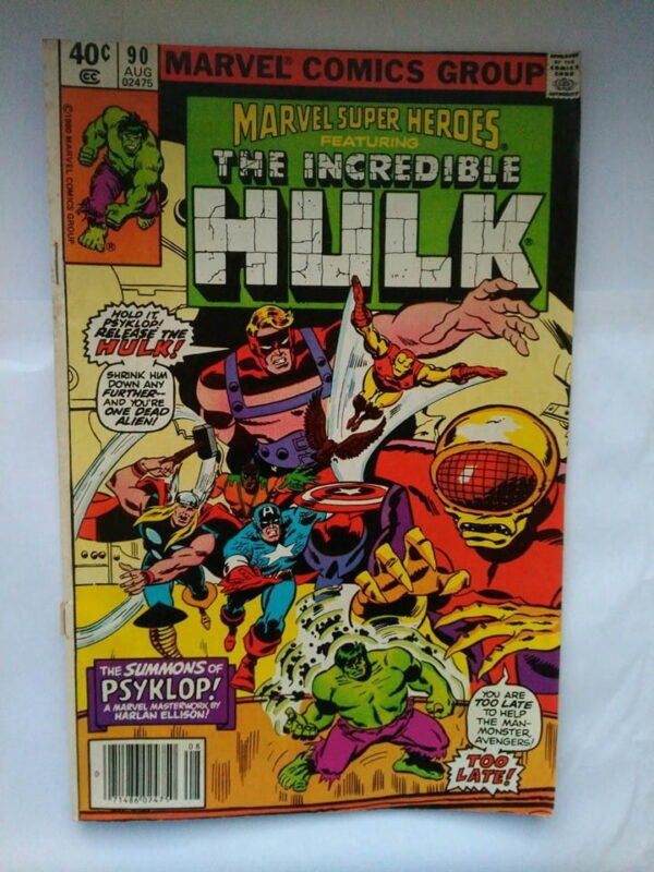Komiks Marvel Super Heroes 90 August 1980