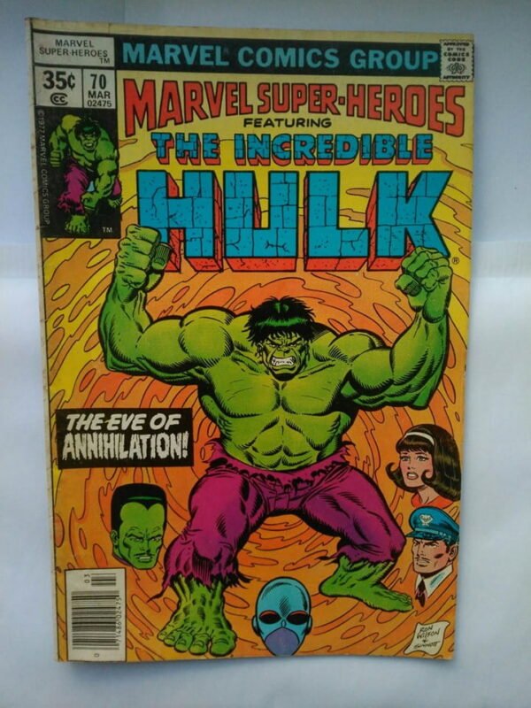 Komiks Marvel Super Heroes 70 March 1978