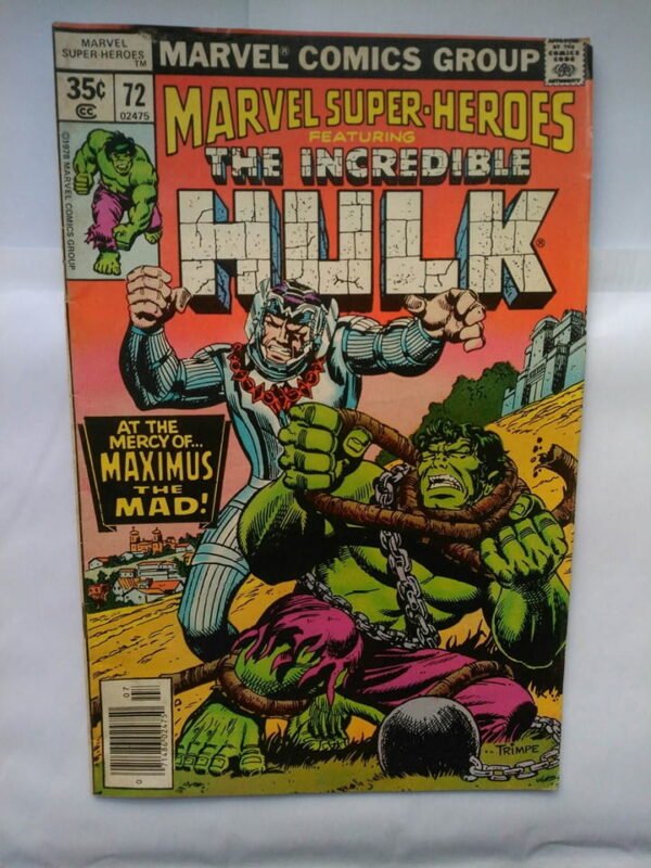 Komiks Marvel Super Heroes 72 July 1978