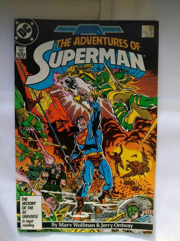 Komiks Adventures of Superman  426 March 1987