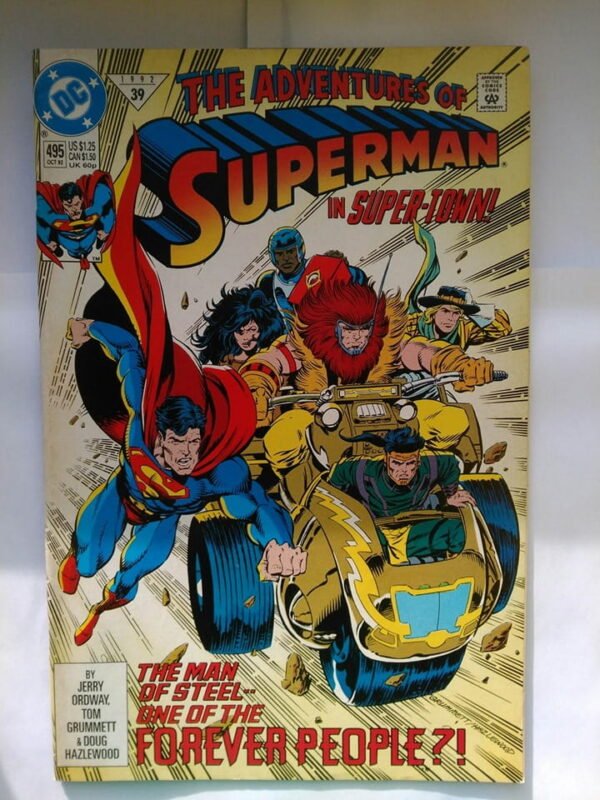 Komiks Adventures of Superman 495 October 1992