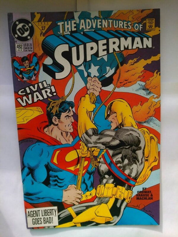 Komiks Adventures of Superman 492 July 1992
