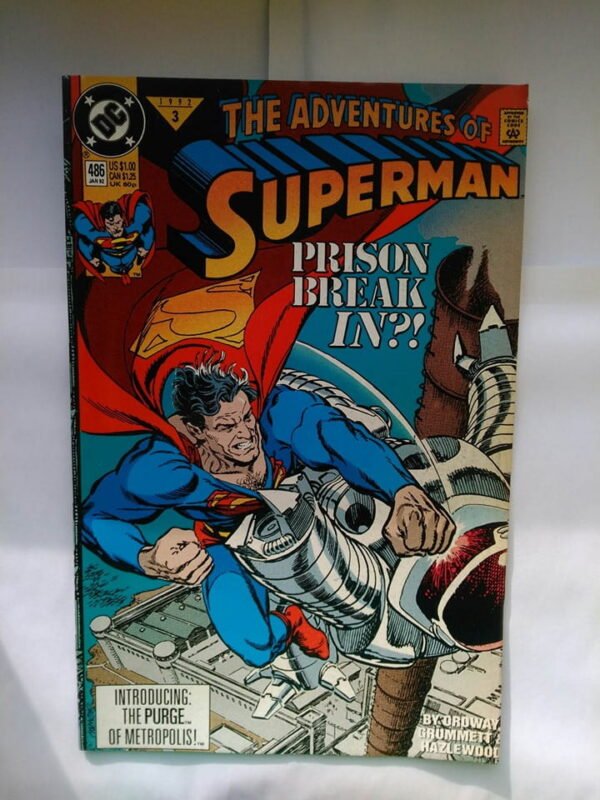Komiks Adventures of Superman 486 January 1992