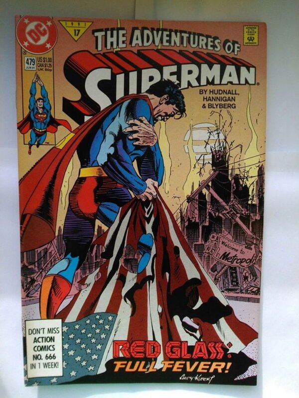 Komiks Adventures of Superman 479 June 1991