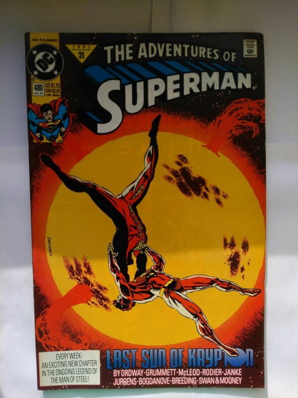 Komiks Adventures of Superman 480 July 1991