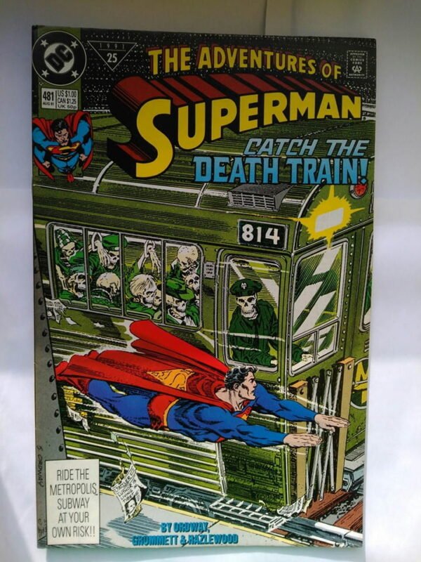 Komiks Adventures of Superman 481 August 1991