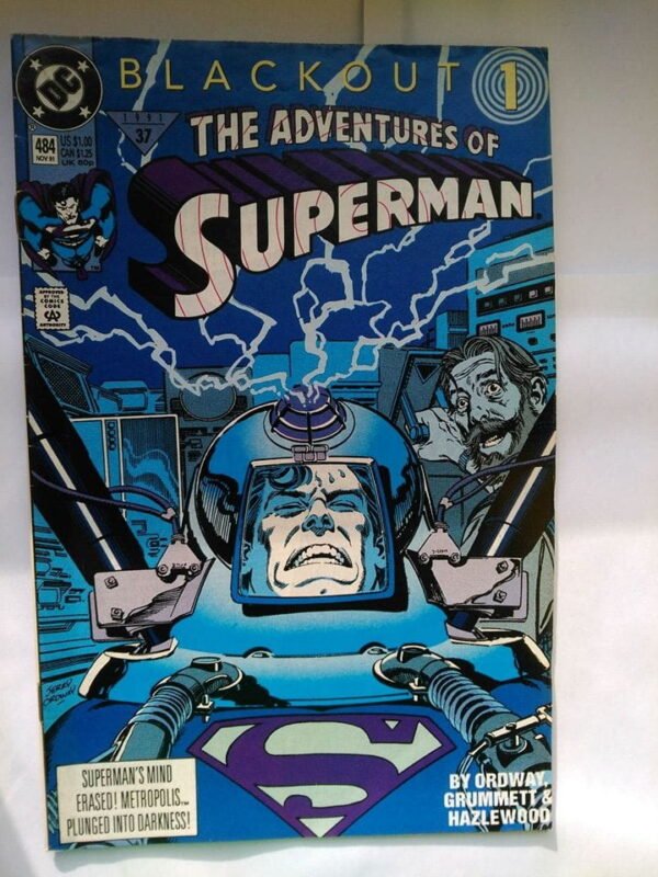 Komiks Adventures of Superman 484 November 1991