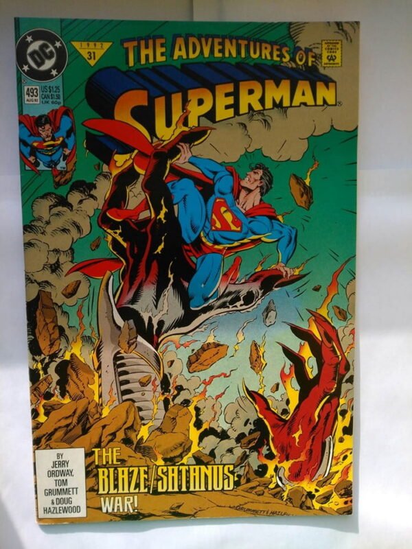 Komiks Adventures of Superman 493 August 1992