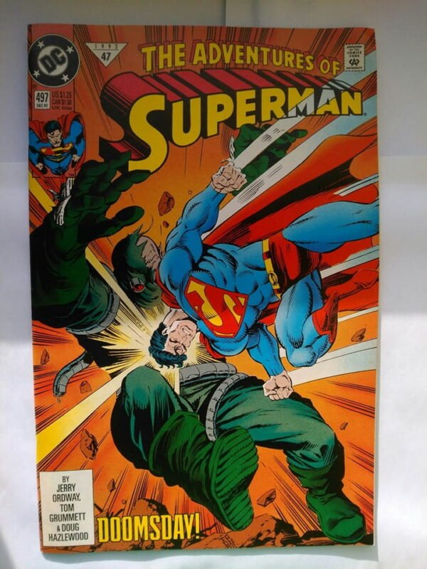 Komiks Adventures of Superman 497 December 1992 Doomsday