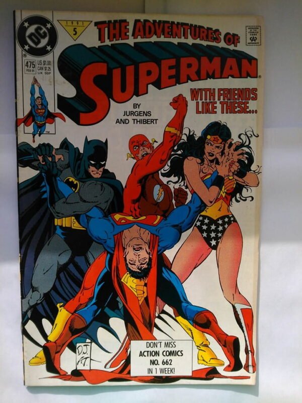 Komiks Adventures of Superman 475 February 1991