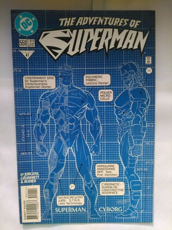 1276.jpg Komiks Adventures of Superman 551 October 1997