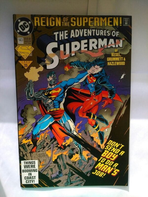 Komiks Adventure of Superman 503 August 1993