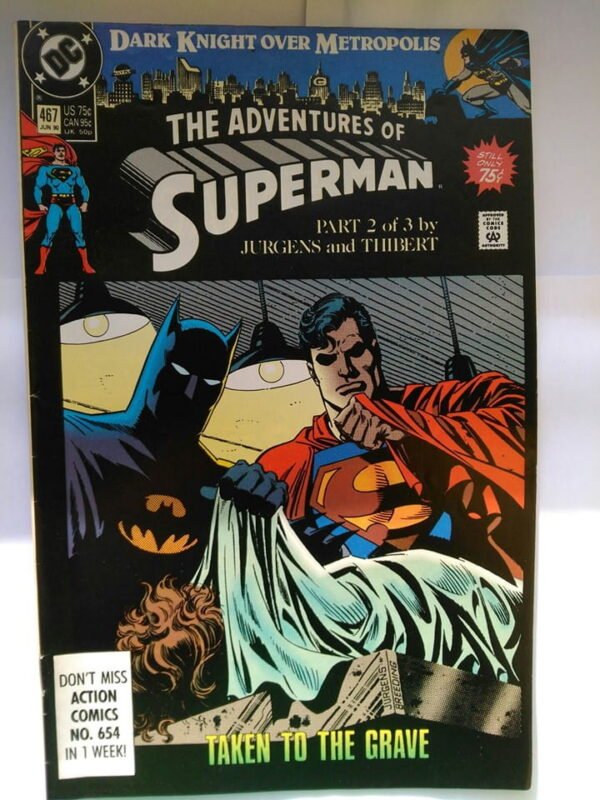 Komiks Adventures of Superman 467 June 1990