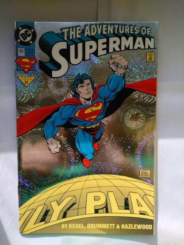 Komiks Adventures of Superman 505 October 1993 Foil Cover