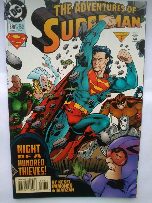 Komiks Adventures of Superman 520 February 1995