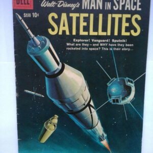 Komiks Dell Man is Space Satellites 954 1958