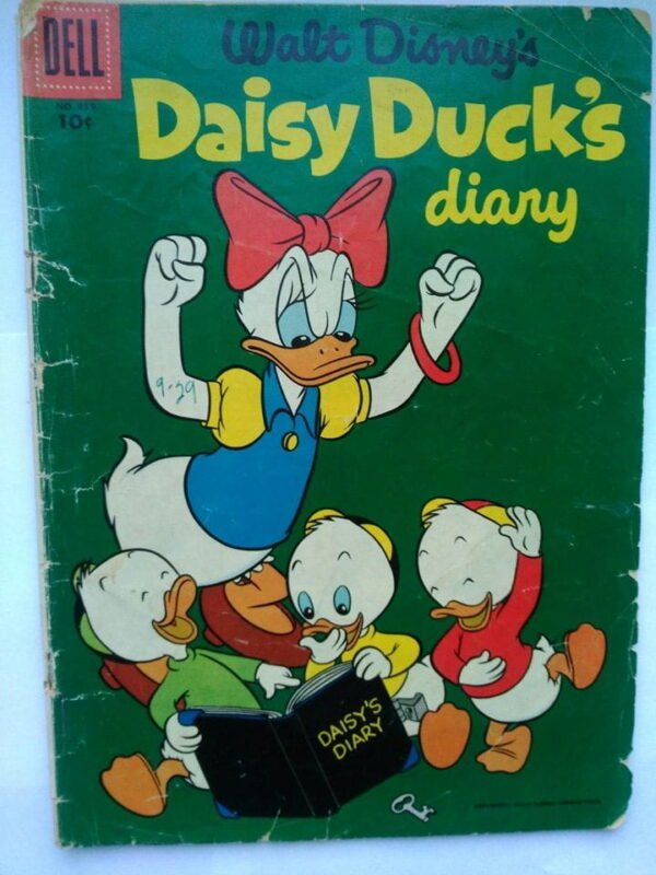 Komiks Dell Daisy Ducks Diary 659 1954