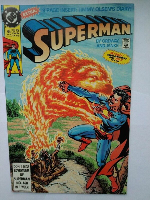 Komiks Superman 45 July 1990