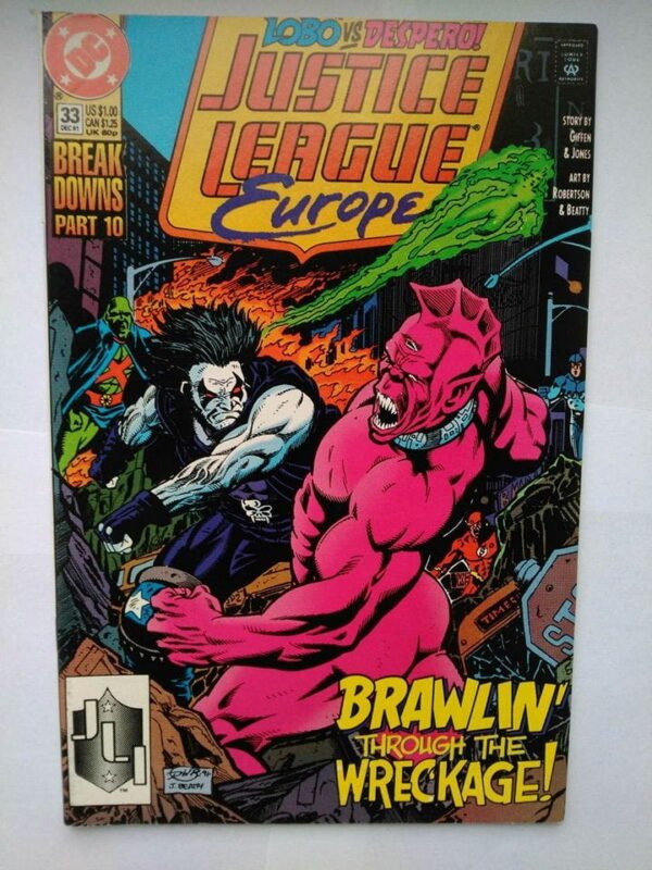 Komiks Justice League Europe 33 December 1991