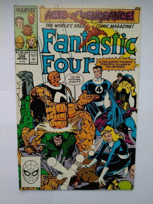 Komiks Fantastic Four 335 December 1989
