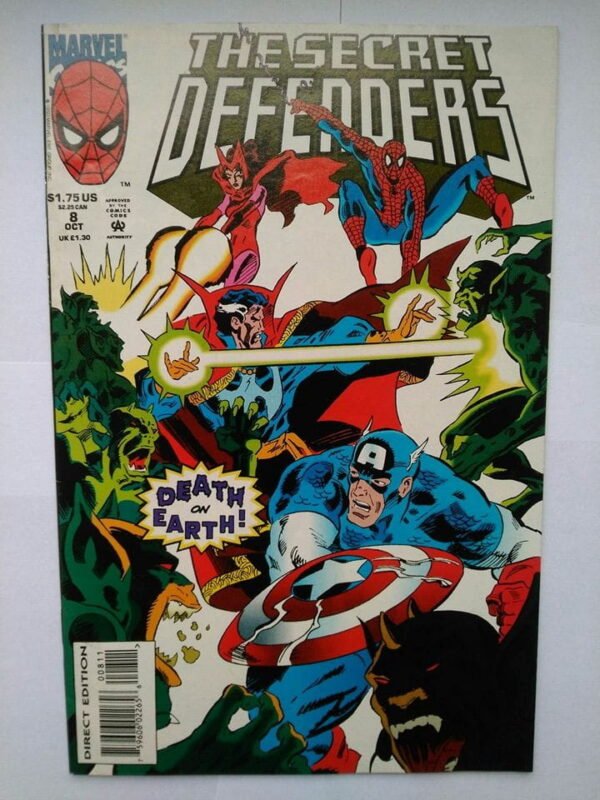 Komiks The Secret Defenders 8 October 1993